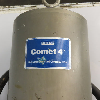 Binks Comet C4B Pneumatic B-Section Fluid Piston Transfer Pump 4"