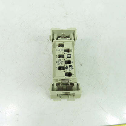 Harting Han 6 HsB 6-Pin Connector Plug Receptacle Female 400/690V 6kV 35A