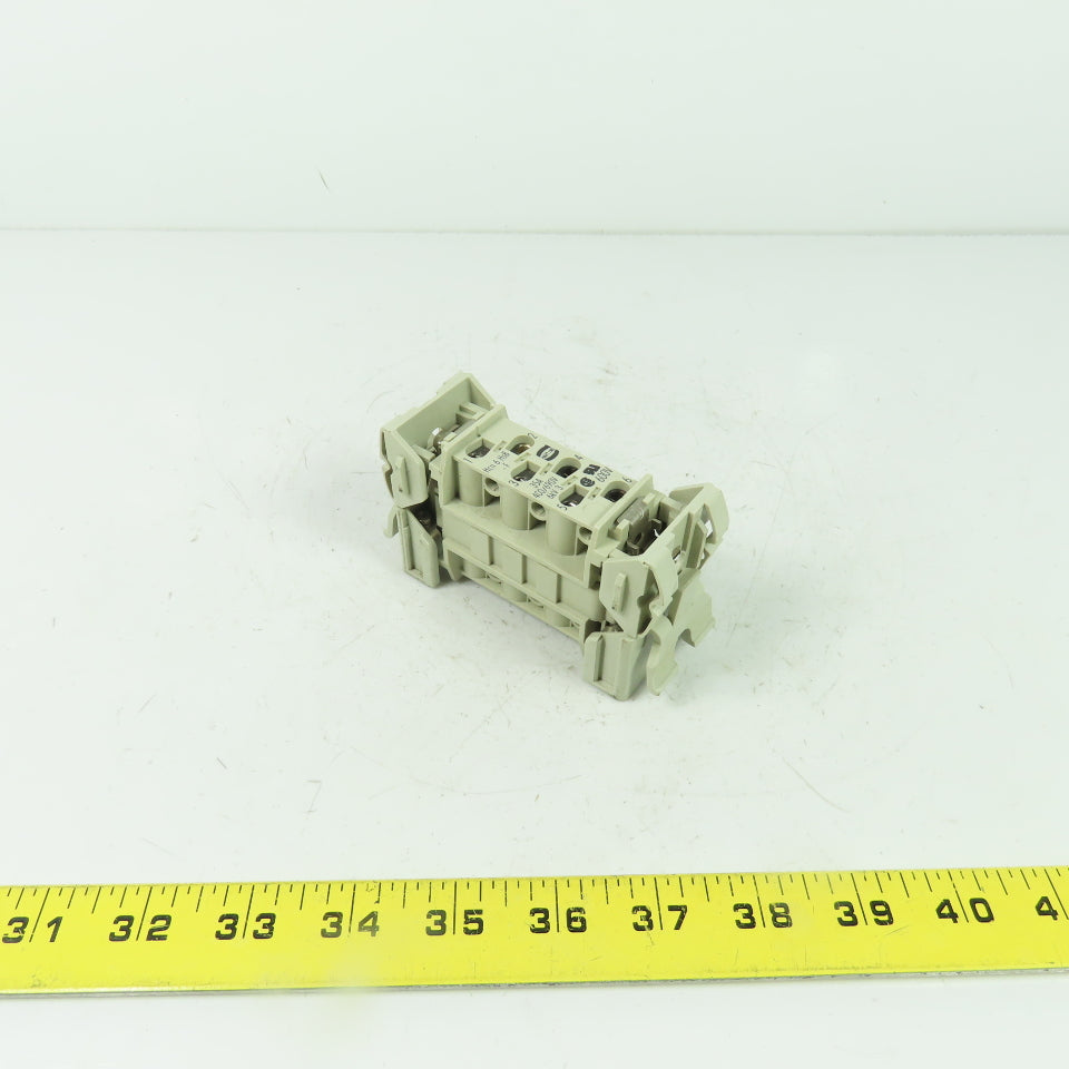 Harting Han 6 HsB 6-Pin Connector Plug Receptacle Female 400/690V 6kV 35A