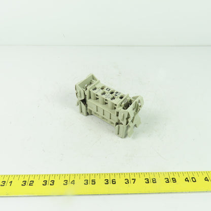Harting Han 6 HsB 6-Pin Connector Plug Receptacle Female 400/690V 6kV 35A