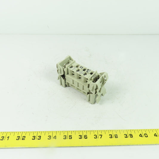 Harting Han 6 HsB 6-Pin Connector Plug Receptacle Female 400/690V 6kV 35A