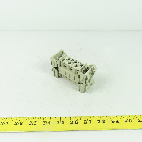 Harting Han 6 HsB 6-Pin Connector Plug Receptacle Female 400/690V 6kV 35A