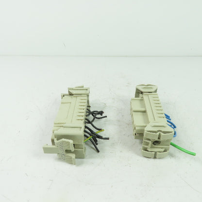 Harting 16E-F / 16E-M 16-Pos. Connector Plug Receptacle Female/Male 600V 16A 6kV