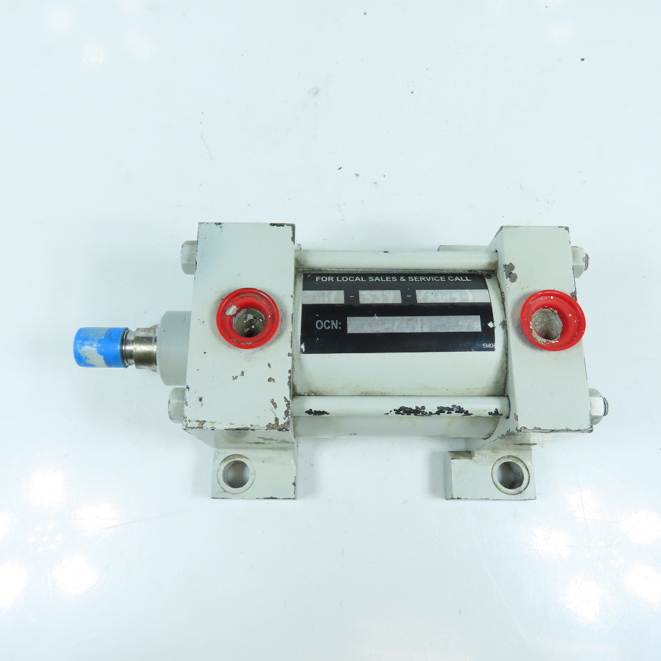 Double Acting Cushioned Air Cylinder 3" Bore 2.5" Stroke 1" Rod 1/2" Ports