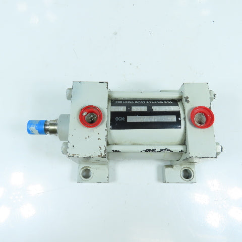 Double Acting Cushioned Air Cylinder 3" Bore 2.5" Stroke 1" Rod 1/2" Ports