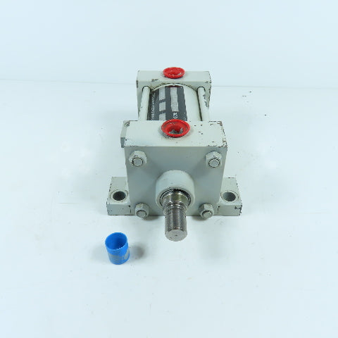 Double Acting Cushioned Air Cylinder 3" Bore 2.5" Stroke 1" Rod 1/2" Ports