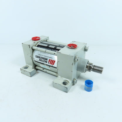 Double Acting Cushioned Air Cylinder 3" Bore 2.5" Stroke 1" Rod 1/2" Ports