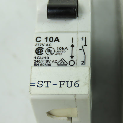 Altech 1CU10 10A Circuit Breaker 277VAC Lot Of 8