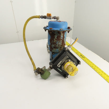 Metso 2.5" Stainless Steel Air Actuated Valve 360PSI Max W/ Indicator Tested
