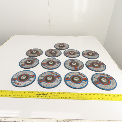 CGW A24RBF 7" x 1/4 x 7/8" Depressed Center Metal Grinding Wheels 8500RPM Lot/13