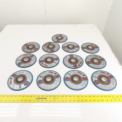 CGW A24RBF 7" x 1/4 x 7/8" Depressed Center Metal Grinding Wheels 8500RPM Lot/13