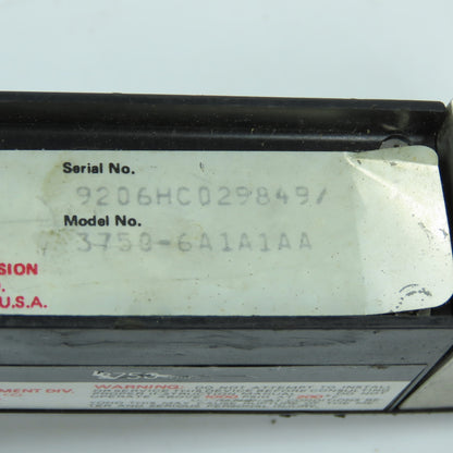 Brooks Instrument 3750-6A1A1AA AR-MITE37 Purge Flowmeter 0.2-2.2 SCFH Air