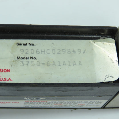 Brooks Instrument 3750-6A1A1AA AR-MITE37 Purge Flowmeter 0.2-2.2 SCFH Air
