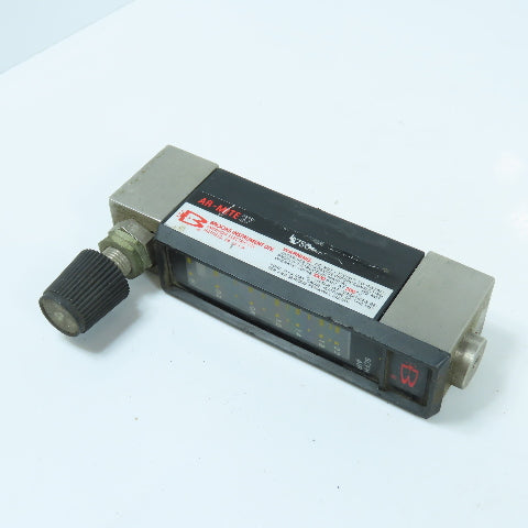 Brooks Instrument 3750-6A1A1AA AR-MITE37 Purge Flowmeter 0.2-2.2 SCFH Air