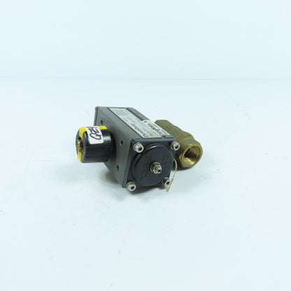 DyneQuip DynaMatic AP0303DA 6CX04 1/2" Air Actuated Brass Ball Valve 140PSI Max