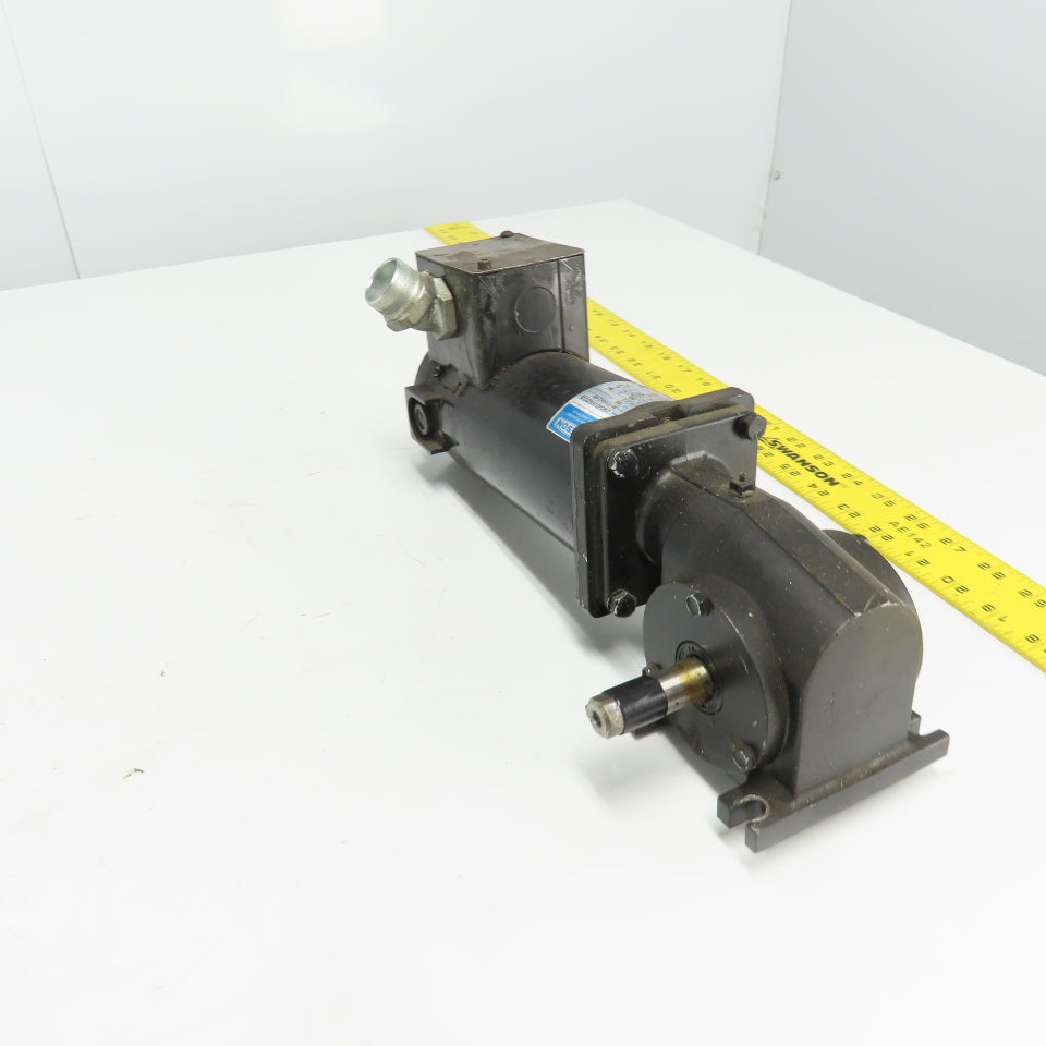 Leeson CM34D25NZ33B 1/4HP Permanent Magnet DC Gear Motor 180V 62RPM 40:1 Ratio