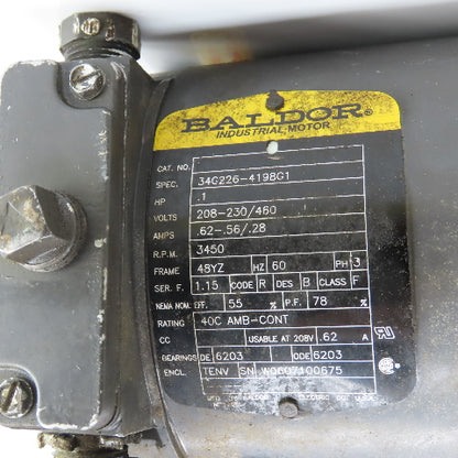 Gusher 2P3-SHORT 0.1HP Vertical End Suction Pump 230/460V 3PH #6055-R Tested