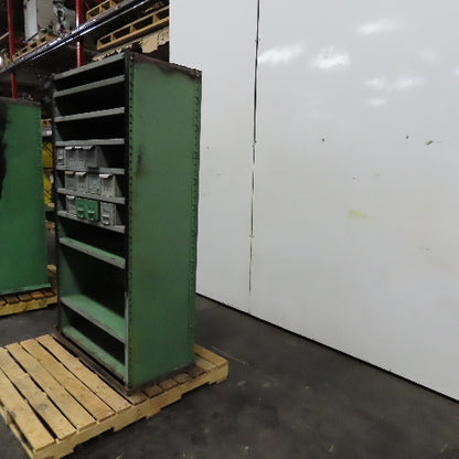 Lyon 37" x 18" x 72" Steel Modular Shelf Storage Drawer Cabinet 9 Shelf 12 Tote