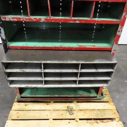 Lyon 37" x 18" x 69" Steel Modular Shelf Storage Drawer Cabinet 8 Shelf 13 Tote