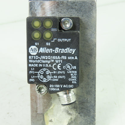 Allen Bradley 871D-JW2G165A-R5 Ser A Inductive Proximity Sensor 20-150V 100mA