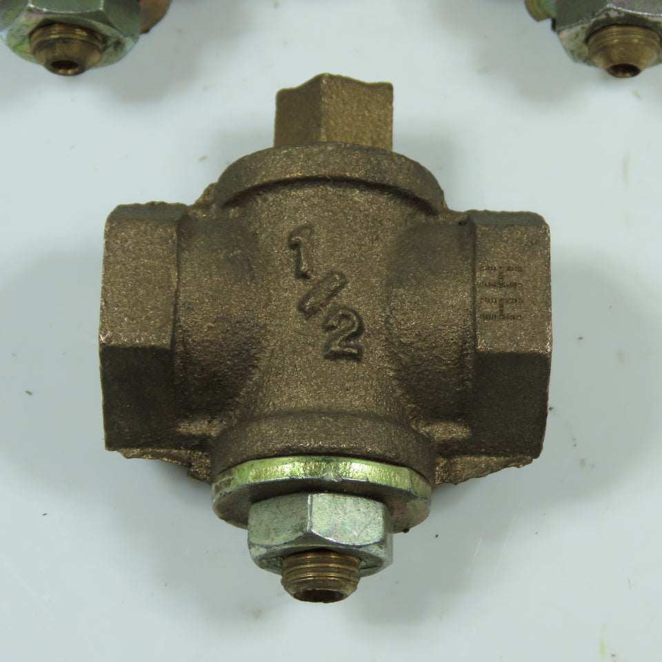 MCD 5G 1/2" NPT Gascock Ball Bronze Valve Lot of 7