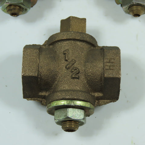 MCD 5G 1/2" NPT Gascock Ball Bronze Valve Lot of 7