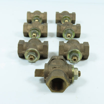 MCD 5G 1/2" NPT Gascock Ball Bronze Valve Lot of 7