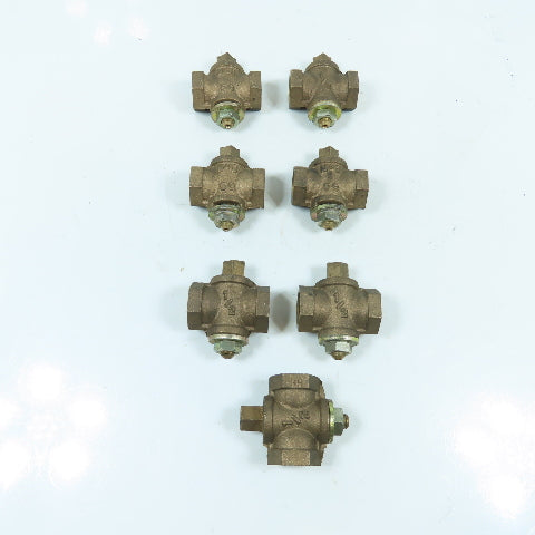 MCD 5G 1/2" NPT Gascock Ball Bronze Valve Lot of 7
