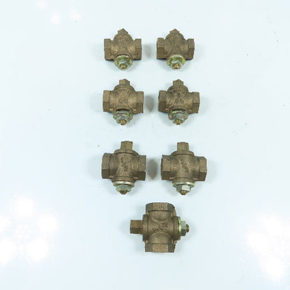 MCD 5G 1/2" NPT Gascock Ball Bronze Valve Lot of 7