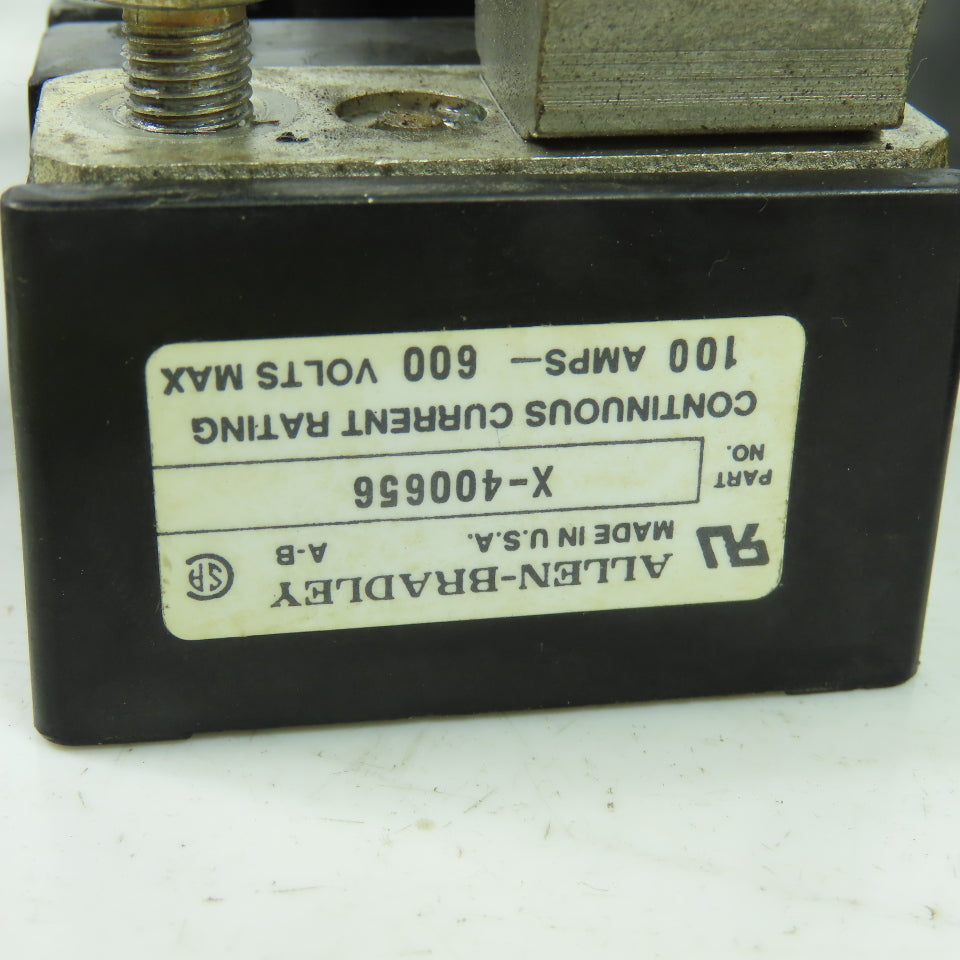 Allen Bradley X-400656 3-Pole Fuse Block 100A 600V Lot Of 3