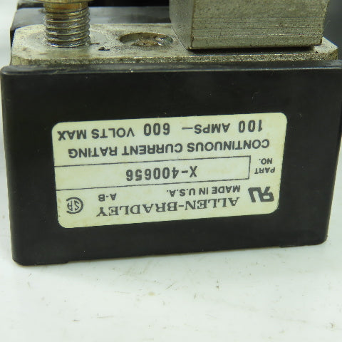 Allen Bradley X-400656 3-Pole Fuse Block 100A 600V Lot Of 3
