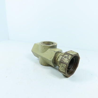 Midwest 350SS 1-1/4" NPT Stainless Sight Flow Indicator Glass 125 PSIG Max 200°