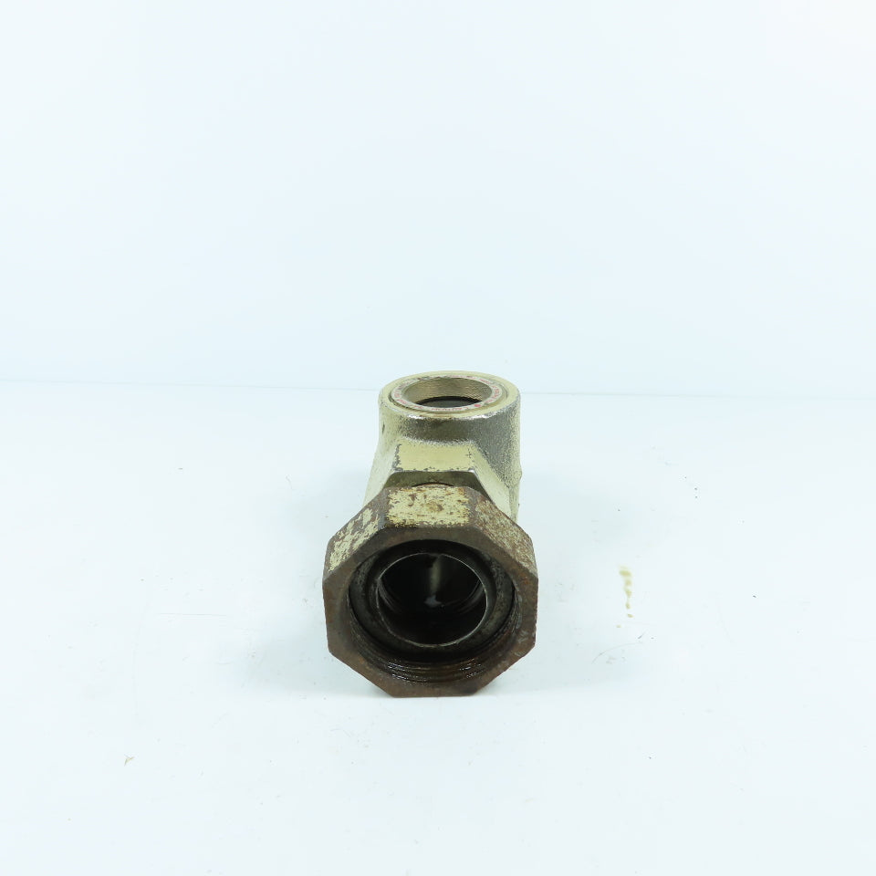 Midwest 350SS 1-1/4" NPT Stainless Sight Flow Indicator Glass 125 PSIG Max 200°