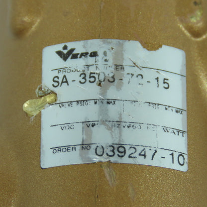 Versa SA-3503-72-15 3-Way Pneumatic Directional Control Valve 1/2" (No Handle)