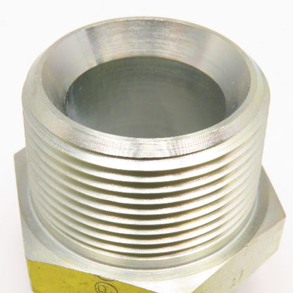 Parker 1-1/4" (-20) ORB Male x 1-1/4" Inverted Seat Male Adaptor Fitting Steel
