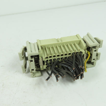 Harting HAN-D40M / HS12 40 Pos. Connector Plug Receptacle 600V Female/Male Set