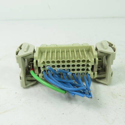 Harting HAN-D40M / HS12 40 Pos. Connector Plug Receptacle 600V Female/Male Set