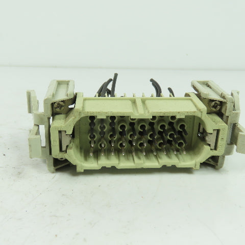 Harting HAN-D40M / HS12 40 Pos. Connector Plug Receptacle 600V Female/Male Set