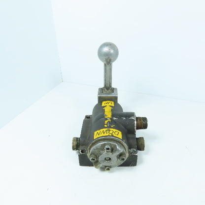3-Postion / 4-Way Manual Pneumatic Control Valve 1/2" NPT