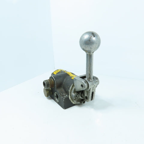 3-Postion / 4-Way Manual Pneumatic Control Valve 1/2" NPT