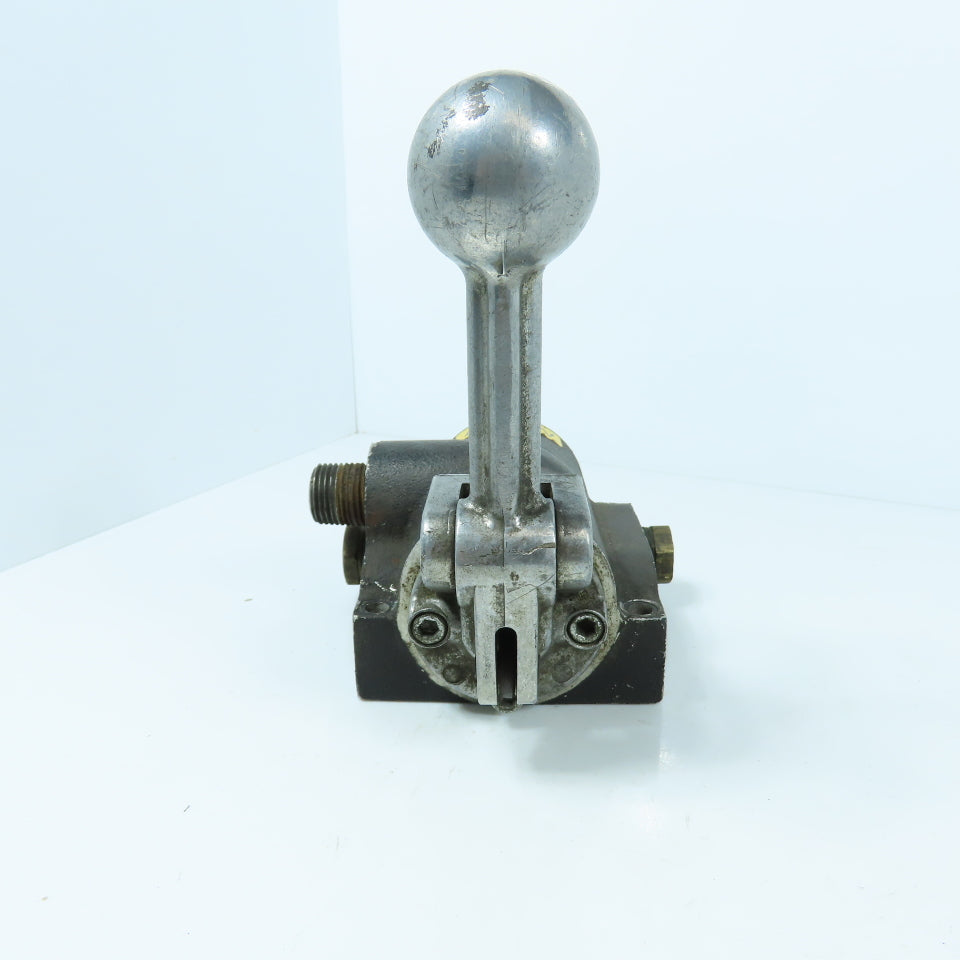 3-Postion / 4-Way Manual Pneumatic Control Valve 1/2" NPT