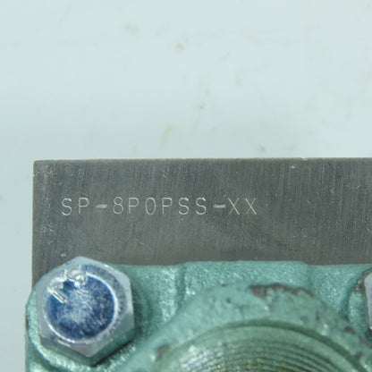 1" NPT Orifice Plate Flow Meter W/ SP-8P0PSS-XX (Pyronics Style)