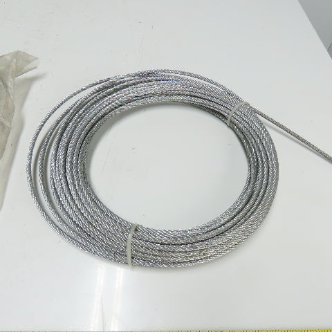 Dayton 2TAC5B Galvanized Steel Cable Rope 7 x 7 strand 1/4" 100' L