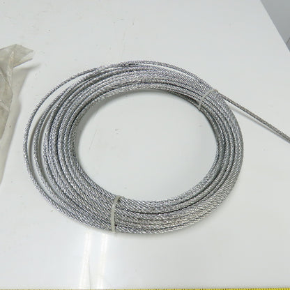 Dayton 2TAC5B Galvanized Steel Cable Rope 7 x 7 strand 1/4" 100' L