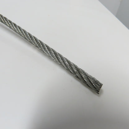 Dayton 2TAC5B Galvanized Steel Cable Rope 7 x 7 strand 1/4" 100' L