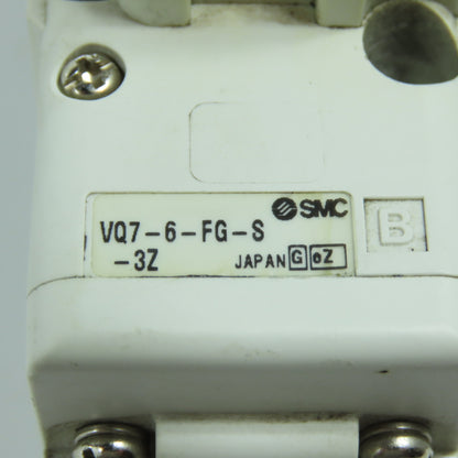 SMC VQ7-6-FG-S-3Z Pneumatic Directional Control Valve 0.15-1.0MPa