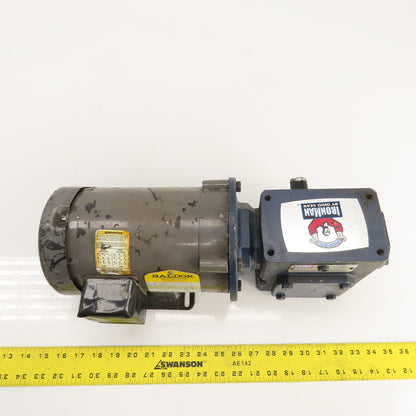 IronMan BMQ821-20-L-56 20:1 Ratio Left Hand Gear Motor 3/4HP 230/460V 3PH 86RPM