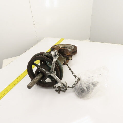 DeZurik 9002626 6" Stainless Steel Manual Knife Gate Valve 150PSI W/ Chain Wheel