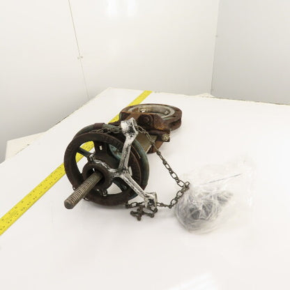 DeZurik 9002626 6" Stainless Steel Manual Knife Gate Valve 150PSI W/ Chain Wheel