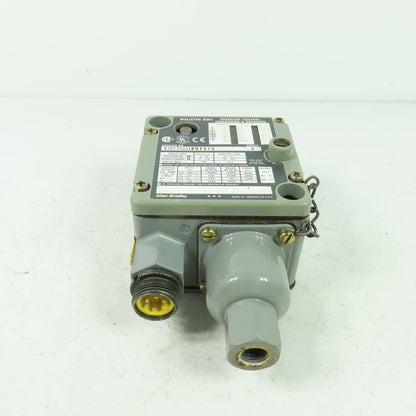 Allen Bradley 836T-T253JX81X15 Ser A Pressure Control Switch 350PSI Max Press